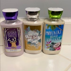 Bath & Body Work 8oz body lotions
